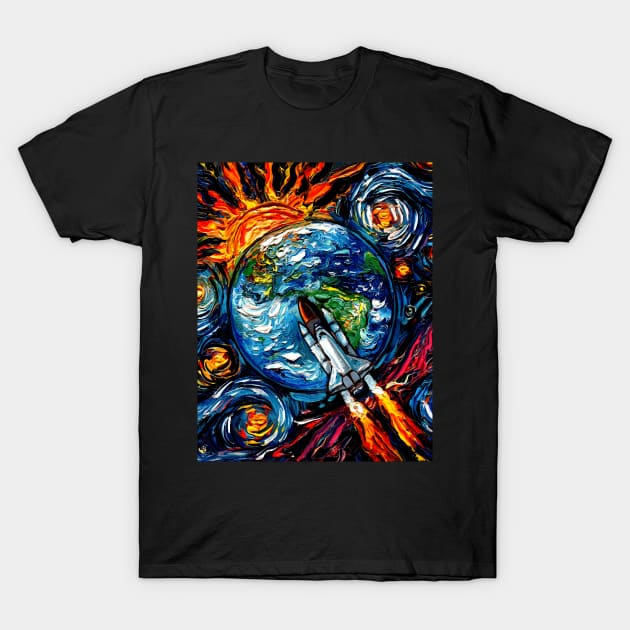 Beyond The Horizon T-Shirt by sagittariusgallery